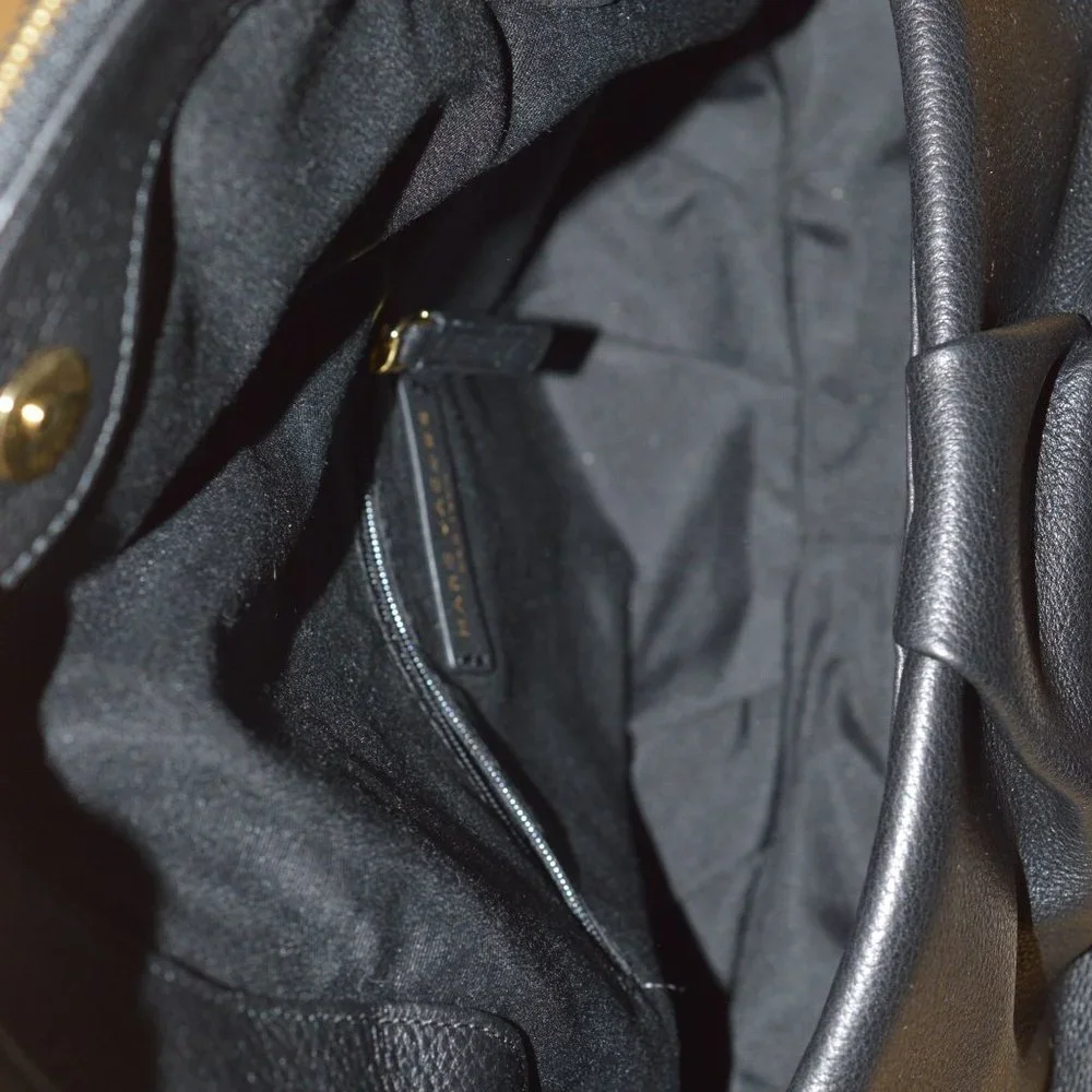 New Marc Jacobs New York Black Italian Leather Crossbody Bag NWT - Picture 10 of 12